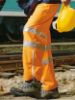 Picture of Unisex Adutls Hi-Vis Pants With Reflective Tape