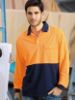 Picture of Unisex Adults Hi-Vis Safety Polo - Long Sleeve
