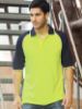 Picture of Unisex Adults Hi-Vis Raglan Sleeve Polo