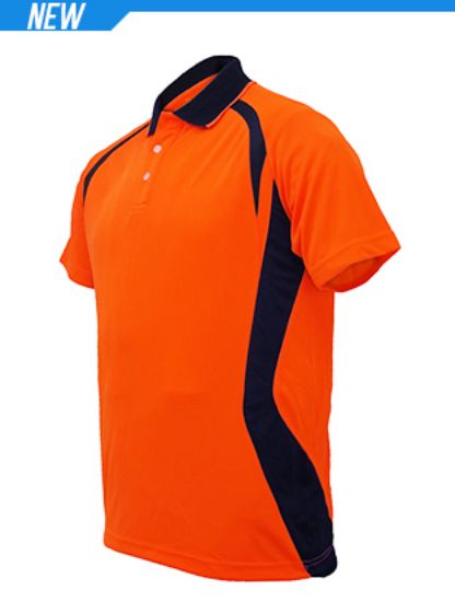 Picture of Unisex Adults Hi-Vis Panel Polo