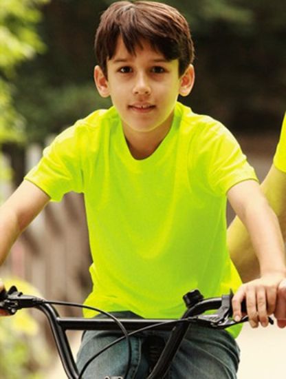 Picture of Kids Breezway Plain Round Neck Tee Shirt