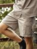 Picture of Unisex Adults Cotton Drill Cargo Shorts