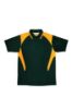 Picture of Unisex Adults Honey Comb Contrast Panel Polo