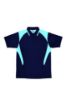 Picture of Unisex Adults Honey Comb Contrast Panel Polo