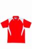 Picture of Unisex Adults Honey Comb Contrast Panel Polo