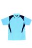 Picture of Unisex Adults Honey Comb Contrast Panel Polo