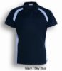 Picture of Team Essentials-Mens Short Sleeve Contrast Panel Polo