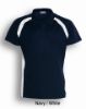 Picture of Team Essentials-Mens Short Sleeve Contrast Panel Polo