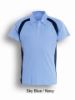 Picture of Team Essentials-Mens Short Sleeve Contrast Panel Polo