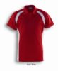 Picture of Team Essential-Ladies Short Sleeve Contrast Panel Polo