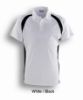 Picture of Team Essential-Ladies Short Sleeve Contrast Panel Polo