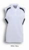 Picture of Team Essentials-Ladies Sleeveless Contrast Polo