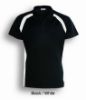 Picture of Team Essentials-Kids Short Sleeve Contrast Panel Polo