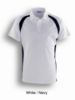 Picture of Team Essentials-Kids Short Sleeve Contrast Panel Polo