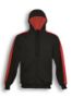 Picture of Unisex Adults Contrast Fleece Zip Through Hoodie