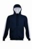Picture of Unisex Adults Contrast Fleece Zip Through Hoodie