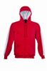 Picture of Unisex Adults Contrast Fleece Zip Through Hoodie