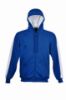 Picture of Unisex Adults Contrast Fleece Zip Through Hoodie