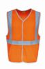 Picture of Unisex Adults Hi-Vis Vest With Crossing Tape