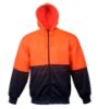 Picture of Unisex Adults Hi-Vis Full Zip Hoodie