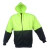 Picture of Unisex Adults Hi-Vis Full Zip Hoodie