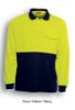 Picture of Unisex Adults Hi-Vis Safety Polo - Long Sleeve